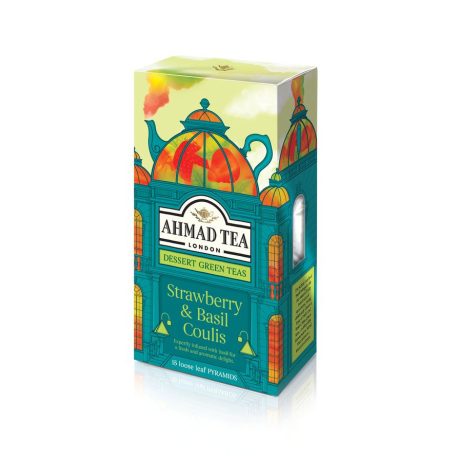 Eper - bazsalikom desszert tea - filteres