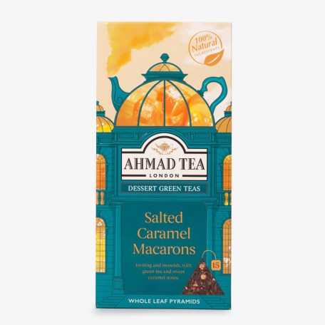 SÓSKARAMELÁS MACARON DESSZERT ZÖLD TEA ( Salted Caramel Macaron Dessert Green Tea )
