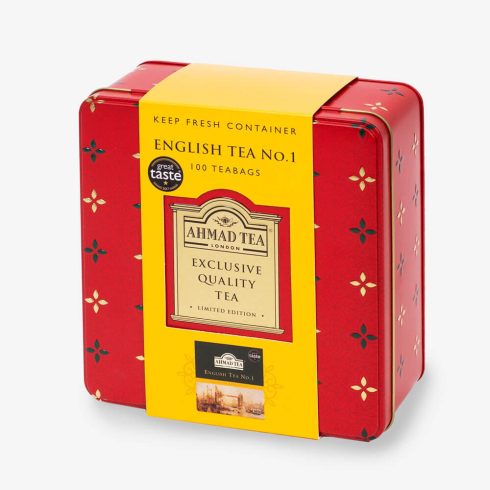 English Tea No. 1 Tea -100 db filter limitált kiadású díszdobozban ( English Tea No. 1 Tea - 100 Teabags in Limited Edition Caddy )